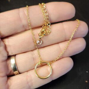 Cute Heart Necklace 18k Gold/Silver Plated Tiny Heart Pendant Choker Necklaces